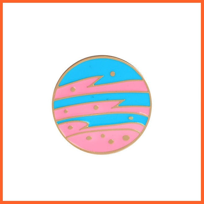 whatagift.com.au Brooches Planet Fashion Rainbow Enamel Lapel Cartoon Pins | Fruits Food Mix Brooch Badges