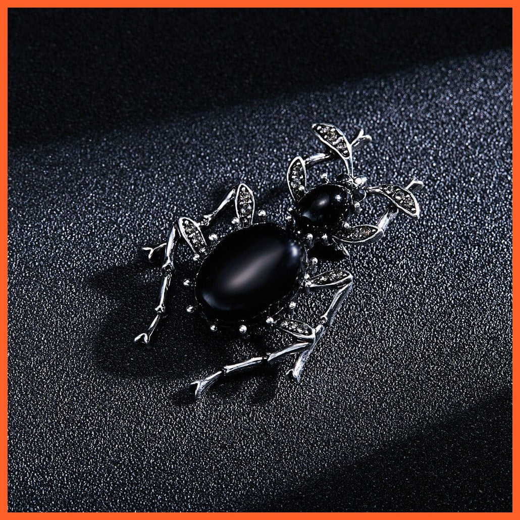 whatagift.com.au Brooches Rhinestone Beetle Crystal Pin Fashion Scarf Clip Jewellery Brooch Enamel Badge