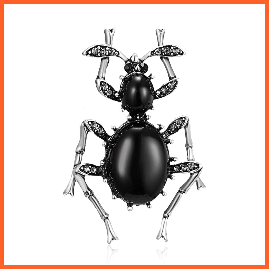 whatagift.com.au Brooches Rhinestone Beetle Crystal Pin Fashion Scarf Clip Jewellery Brooch Enamel Badge