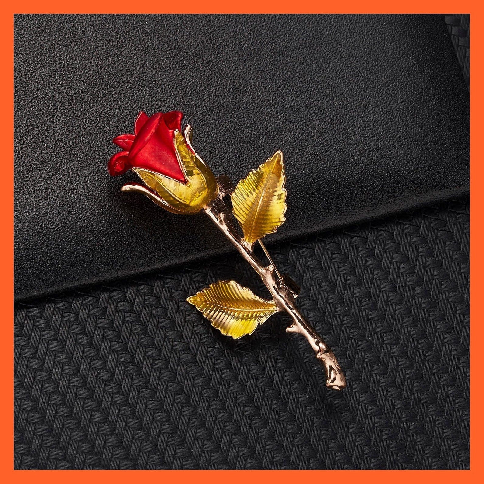 whatagift.com.au Brooches Rhinestone Red Rose Flower Brooches | Elegant Tulip Flower Bowknot Lapel Pins