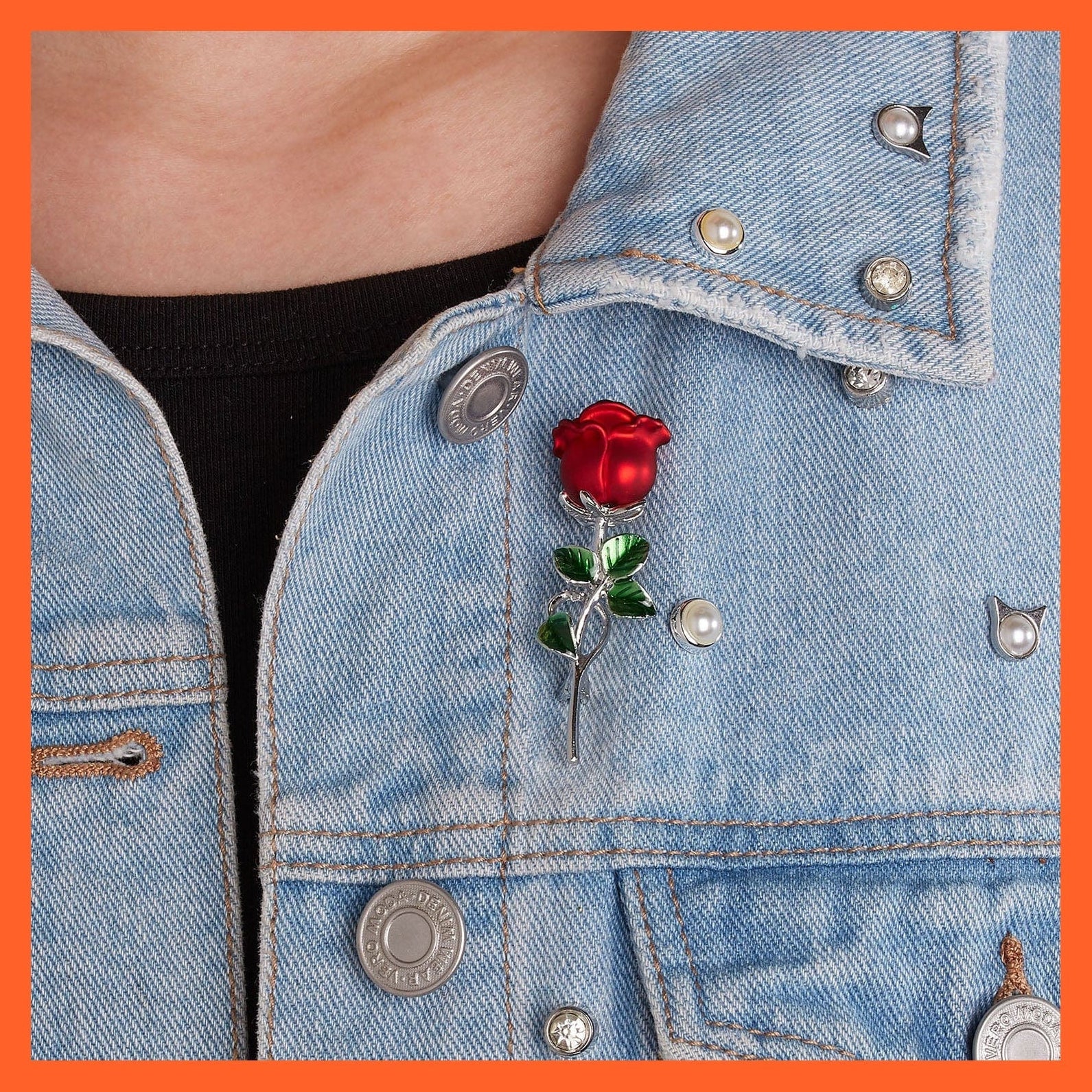 whatagift.com.au Brooches Rhinestone Red Rose Flower Brooches | Elegant Tulip Flower Bowknot Lapel Pins