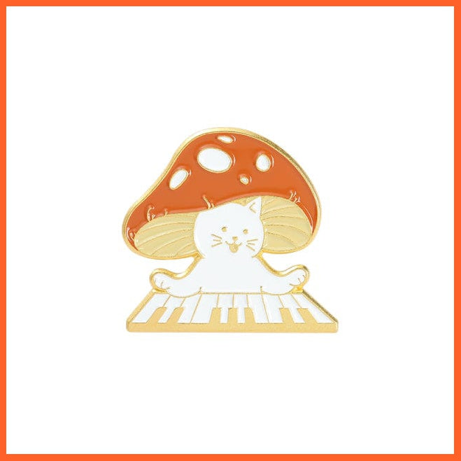 whatagift.com.au Brooches style-10 Custom Animal Cute Enamel Pins | Funny  Singer Brooches Lapel Cartoon Jewelry