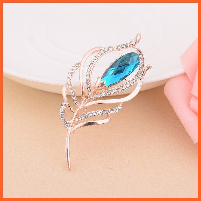 whatagift.com.au Brooches style 12 Copy of Korean-Style Elegant Crystal  Brooch | Fashion Alloy Women Accessories