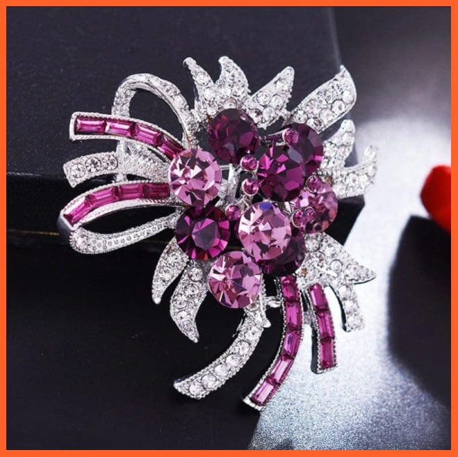 whatagift.com.au Brooches style 13 Copy of Korean-Style Elegant Crystal  Brooch | Fashion Alloy Women Accessories