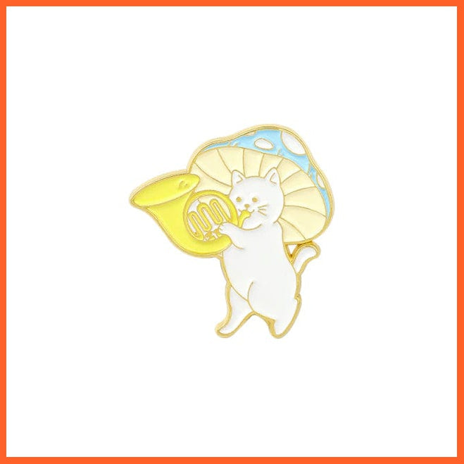 whatagift.com.au Brooches style-13 Custom Animal Cute Enamel Pins | Funny  Singer Brooches Lapel Cartoon Jewelry