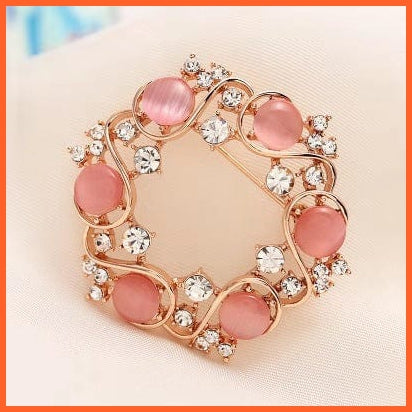 whatagift.com.au Brooches style 15 Copy of Korean-Style Elegant Crystal  Brooch | Fashion Alloy Women Accessories