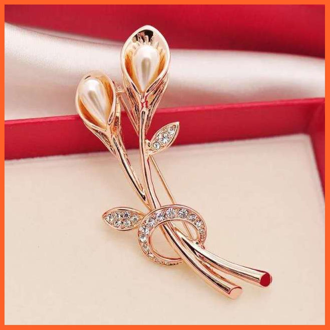 whatagift.com.au Brooches style 17 Copy of Korean-Style Elegant Crystal  Brooch | Fashion Alloy Women Accessories