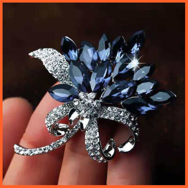 whatagift.com.au Brooches style 19 Copy of Korean-Style Elegant Crystal  Brooch | Fashion Alloy Women Accessories
