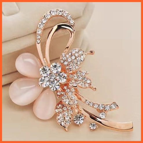 whatagift.com.au Brooches style 20 Copy of Korean-Style Elegant Crystal  Brooch | Fashion Alloy Women Accessories