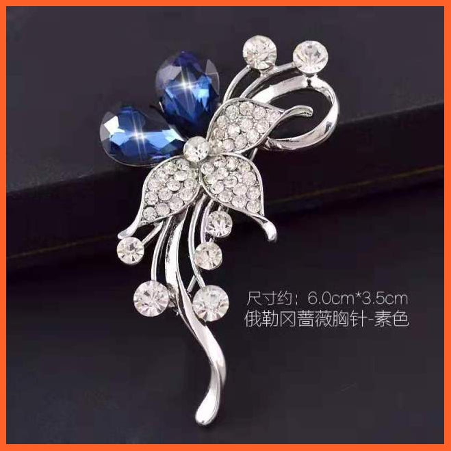 whatagift.com.au Brooches style 21 Copy of Korean-Style Elegant Crystal  Brooch | Fashion Alloy Women Accessories