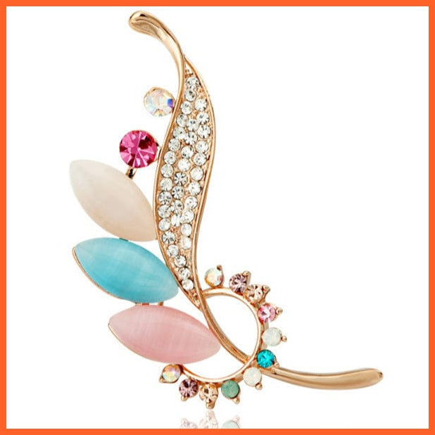 whatagift.com.au Brooches style 22 Copy of Korean-Style Elegant Crystal  Brooch | Fashion Alloy Women Accessories