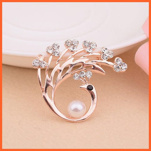 whatagift.com.au Brooches style 23 Copy of Korean-Style Elegant Crystal  Brooch | Fashion Alloy Women Accessories
