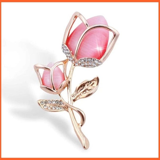 whatagift.com.au Brooches style 3 Korean-Style Elegant Crystal  Brooch | Fashion Alloy Women Accessories