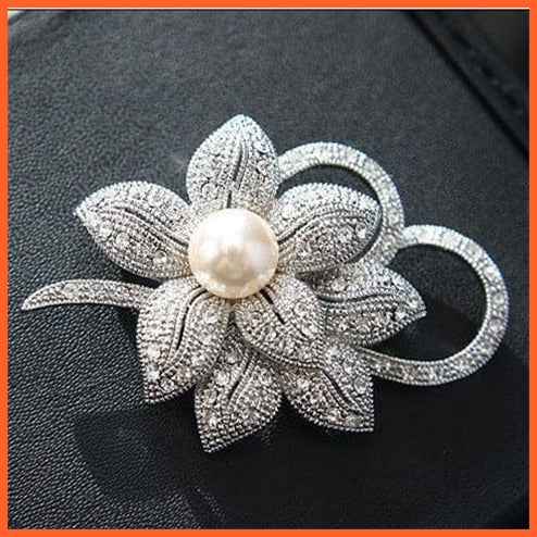 whatagift.com.au Brooches style 31 Copy of Korean-Style Elegant Crystal  Brooch | Fashion Alloy Women Accessories
