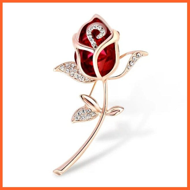 whatagift.com.au Brooches style 8 Korean-Style Elegant Crystal  Brooch | Fashion Alloy Women Accessories
