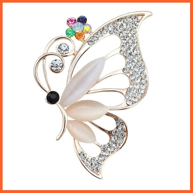 whatagift.com.au Brooches style 9 Korean-Style Elegant Crystal  Brooch | Fashion Alloy Women Accessories