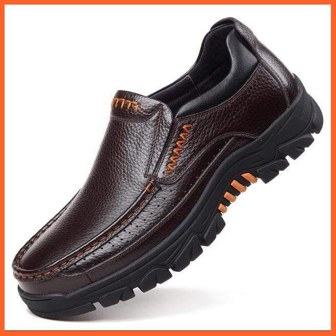 Soft Cow Leather Men Casual Shoes | whatagift.com.au.