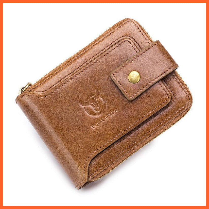 whatagift.com.au brown Genuine Leather Purse for Male