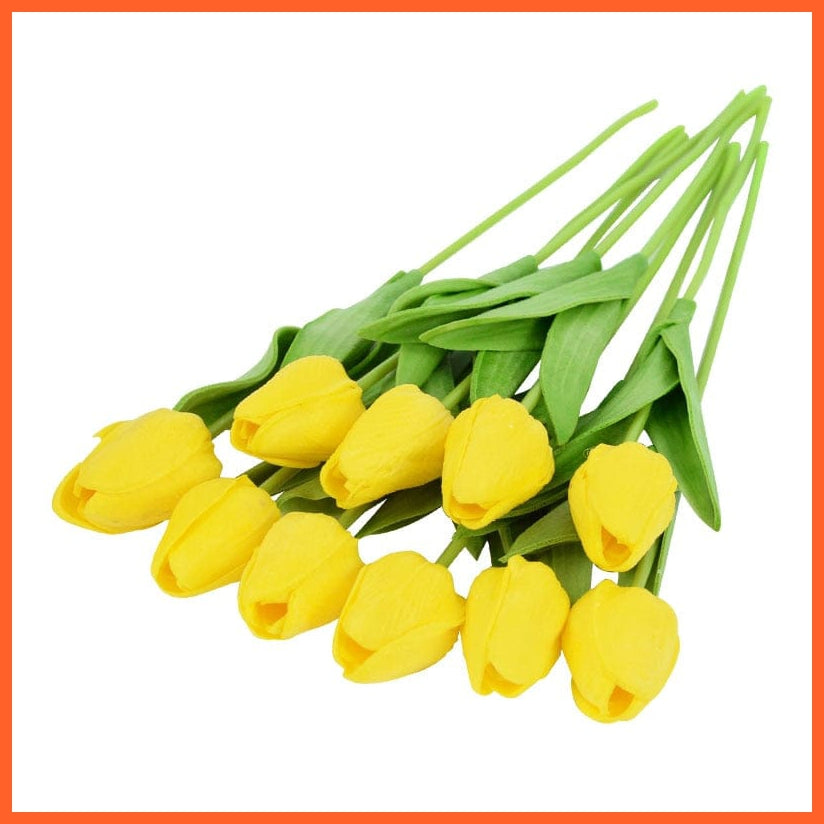 whatagift.com.au C 10PCS Tulip Artificial Flower for Wedding Decoration Home Decore
