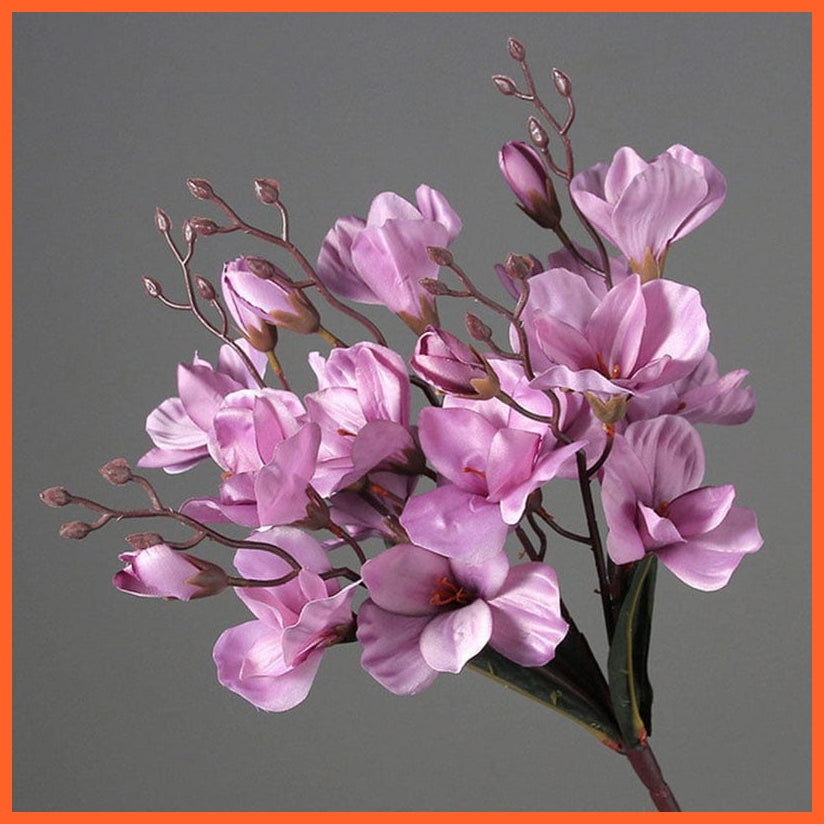 whatagift.com.au C Artificial Magnolia Silk Flower for Home Decoration