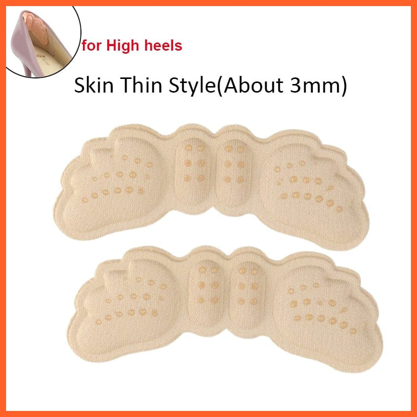 whatagift.com.au C -Beige / As picture 2pcs Shoe Heel Insoles Foot Heel Pad For Sports Shoes | Heel Protector Sticker for Footwear