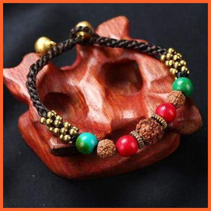 Vintage Nepal Handmade Bracelet | Original Design Nature Stones Vintage Simple Ethnic Bracelet | whatagift.com.au.