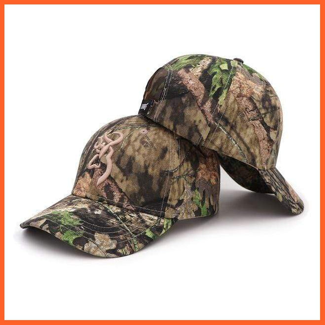 Camouflage top ball caps
