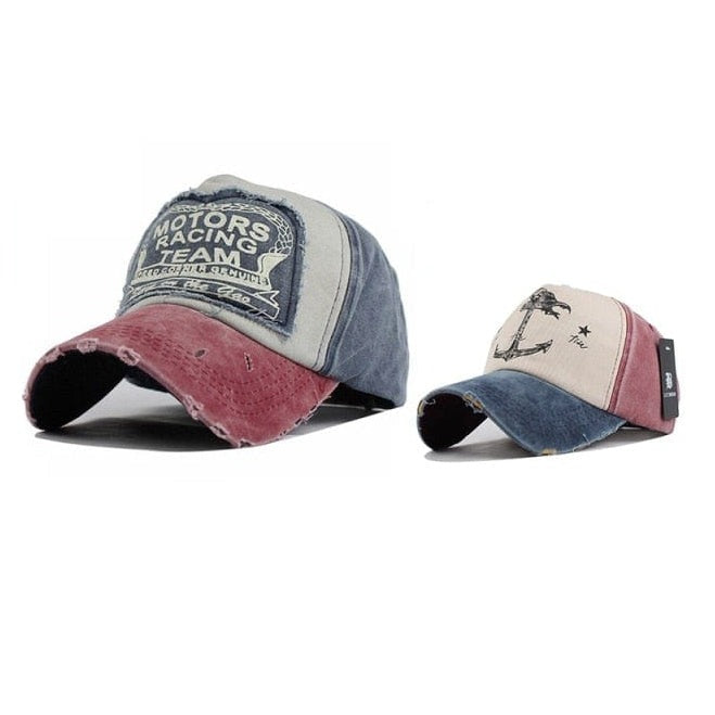 Unisex Washed Cotton Printed Baseball Cap | Snapback Adjustable Cap For Summer | Cool Hip Hop Caps | whatagift.com.au.