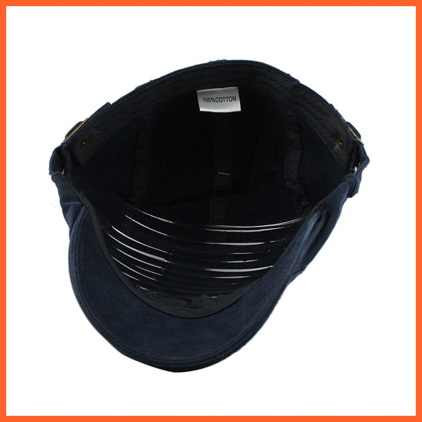 Cotton Berets Caps For Men | Grid Embroidery Casquette Cap For Autumn | whatagift.com.au.