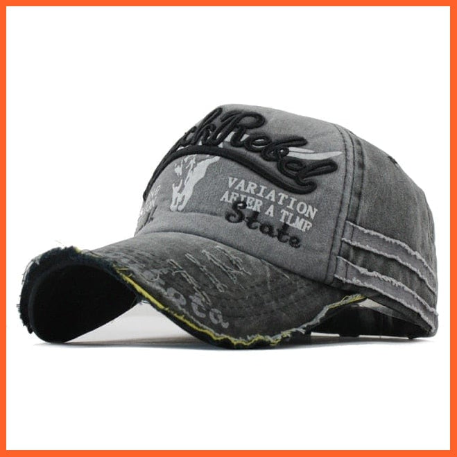 Unisex Washed Cotton Baseball Cap | Snapback Adjustable Hats For Summer | whatagift.com.au.