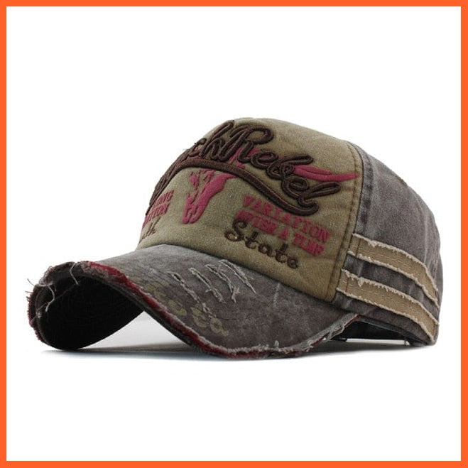 Unisex Washed Cotton Baseball Cap | Snapback Adjustable Hats For Summer | whatagift.com.au.