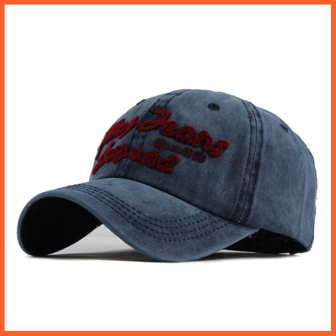 Unisex Denim & Cotton Made Baseball Cap | Snapback Adjustable Hats For Summer | Hip Hop Caps | whatagift.com.au.