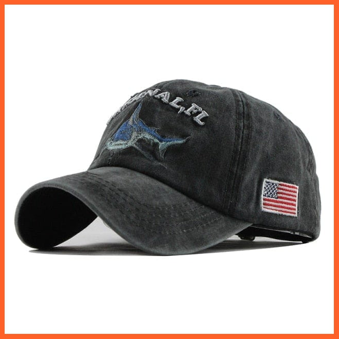 Unisex Washed Cotton Retro Baseball Cap | Snapback Adjustable Hats For Summer | whatagift.com.au.
