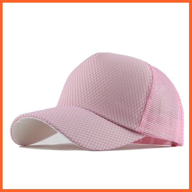 Unisex Cotton Baseball Mesh Cap | Snapback Adjustable Hats For Summer | whatagift.com.au.