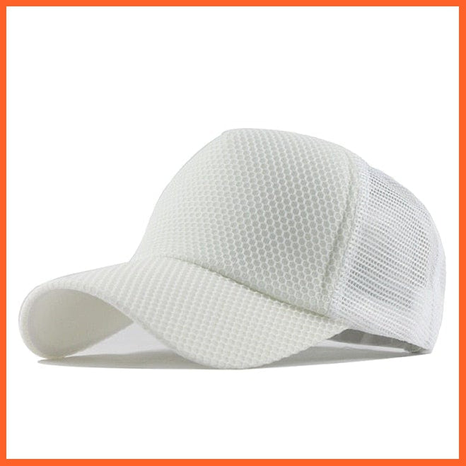 Unisex Cotton Baseball Mesh Cap | Snapback Adjustable Hats For Summer | whatagift.com.au.