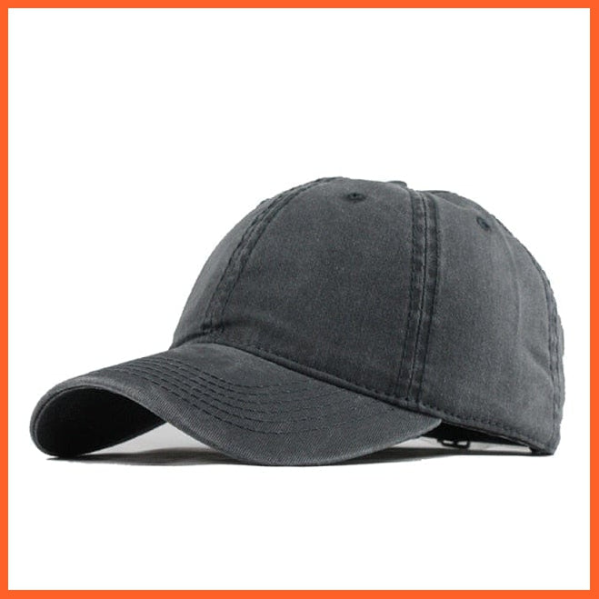 Unisex Washed Cotton Printed Baseball Cap | Snapback Adjustable Cap For Summer | whatagift.com.au.