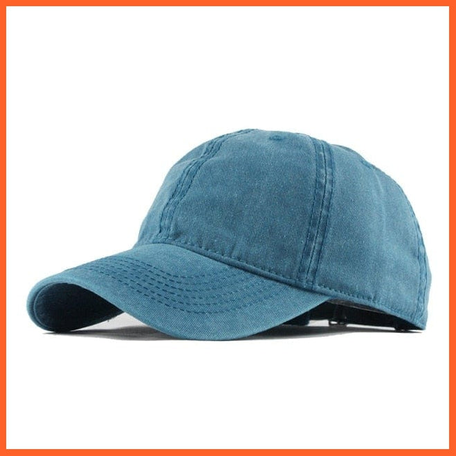 Unisex Washed Cotton Printed Baseball Cap | Snapback Adjustable Cap For Summer | whatagift.com.au.