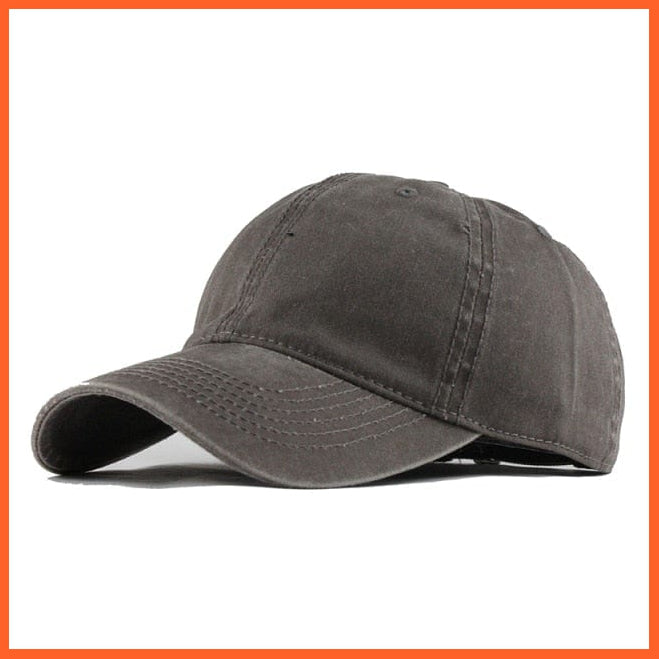Unisex Washed Cotton Printed Baseball Cap | Snapback Adjustable Cap For Summer | whatagift.com.au.