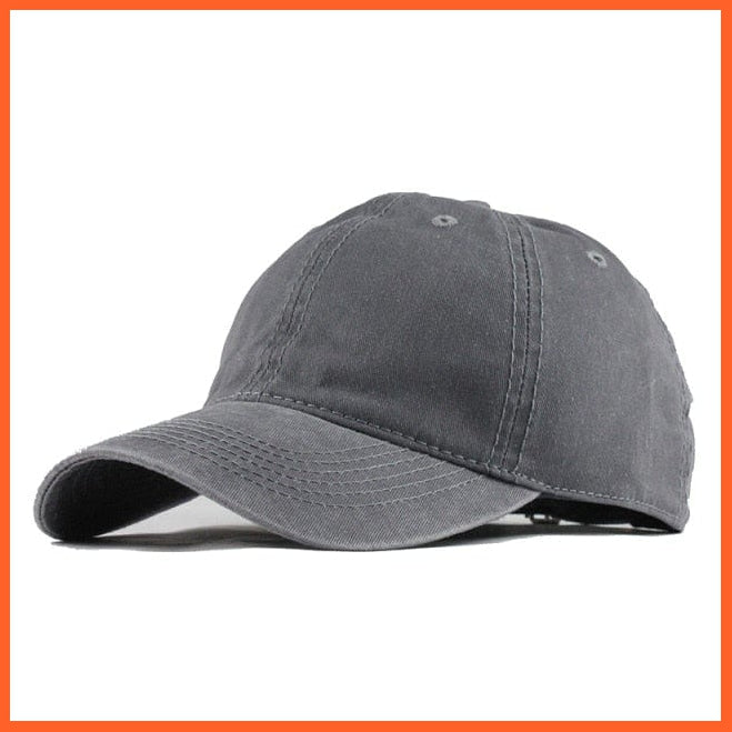 Unisex Washed Cotton Printed Baseball Cap | Snapback Adjustable Cap For Summer | whatagift.com.au.