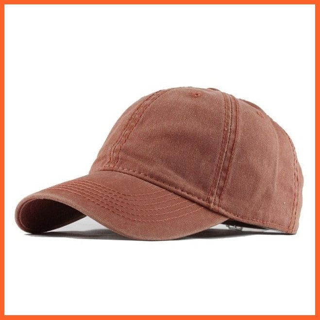 Unisex Washed Cotton Printed Baseball Cap | Snapback Adjustable Cap For Summer | whatagift.com.au.