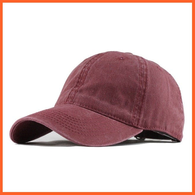 Unisex Washed Cotton Printed Baseball Cap | Snapback Adjustable Cap For Summer | whatagift.com.au.