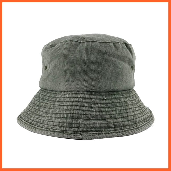 Washed Cotton Denim Sun Hat For Women | Floppy Outdoor Cap Wide Brim Beach Bucket Hats | whatagift.com.au.