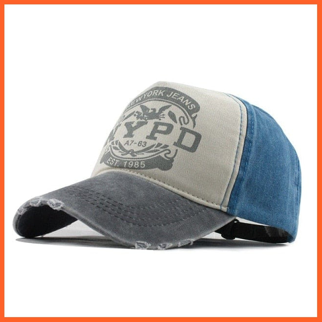 Unisex Washed Cotton Printed Baseball Cap | Snapback Adjustable Cap For Summer | Cool Hip Hop Caps | whatagift.com.au.