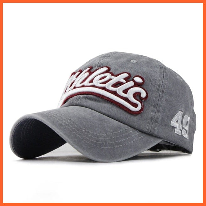 Unisex Washed Cotton Printed Baseball Cap | Snapback Adjustable Hats For Summer | Cool Hip Hop Caps | whatagift.com.au.