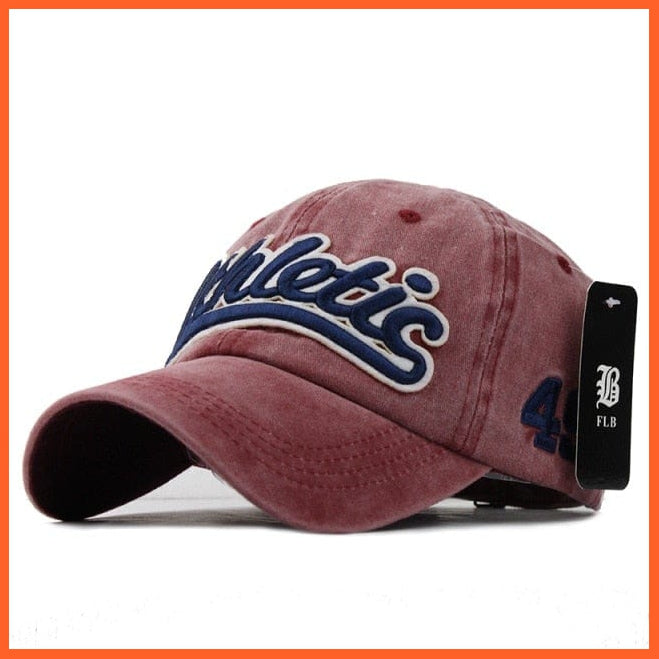 Unisex Washed Cotton Printed Baseball Cap | Snapback Adjustable Hats For Summer | Cool Hip Hop Caps | whatagift.com.au.