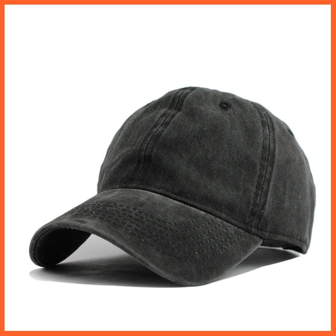 Unisex Cotton Denim Baseball Cap | Snapback Adjustable Cap For Summer | Cool Hip Hop Caps | whatagift.com.au.