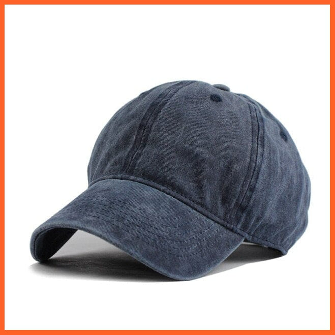 Unisex Cotton Denim Baseball Cap | Snapback Adjustable Cap For Summer | Cool Hip Hop Caps | whatagift.com.au.