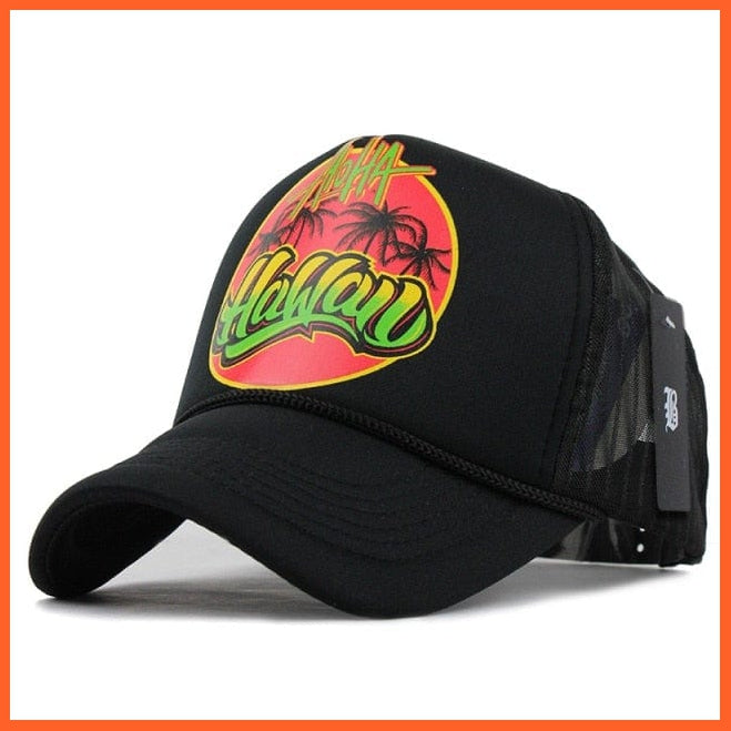 Unisex Washed Cotton Printed Baseball Cap | Snapback Adjustable Caps For Summer | Cool Hip Hop Caps | whatagift.com.au.