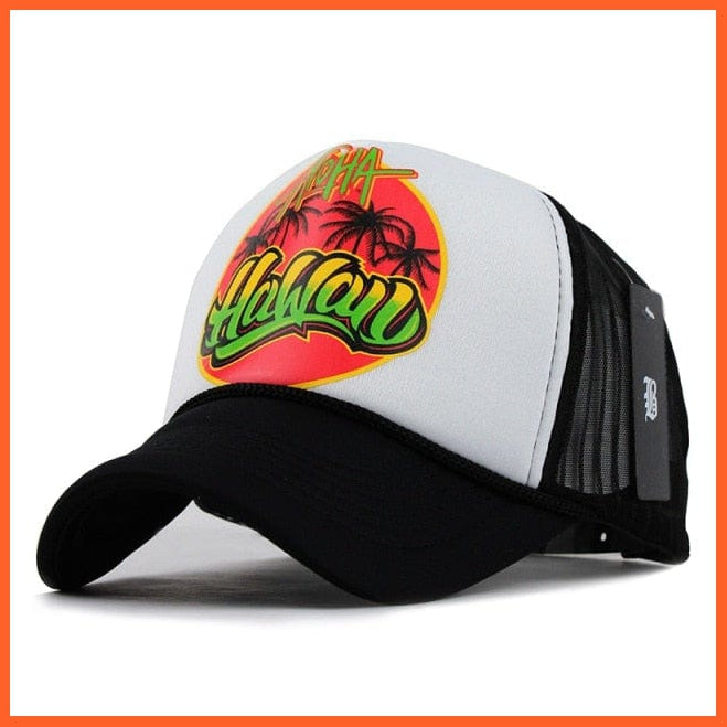 Unisex Washed Cotton Printed Baseball Cap | Snapback Adjustable Caps For Summer | Cool Hip Hop Caps | whatagift.com.au.