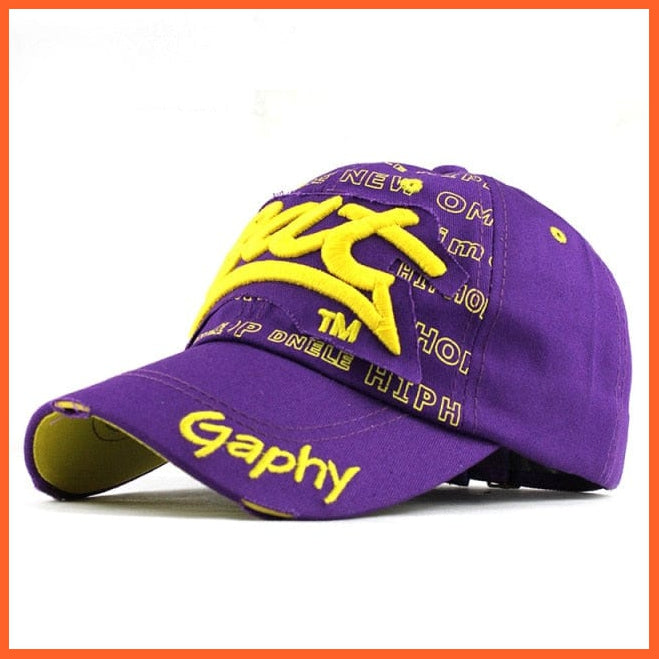 Unisex Cotton Colorful Baseball Cap | Snapback Adjustable Cap For Summer | Cool Hip Hop Caps | whatagift.com.au.